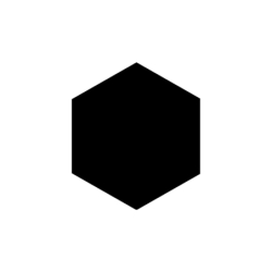BLOCK HEXAGON NEGRO MAT...
