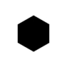 BLOCK HEXAGON NEGRO MAT 14X16 GAT.1 (P.99127)