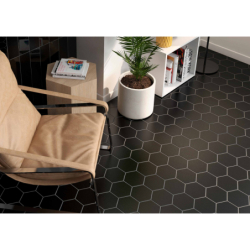 BLOCK HEXAGON NEGRO MAT 14X16 GAT.1 (P.99127)