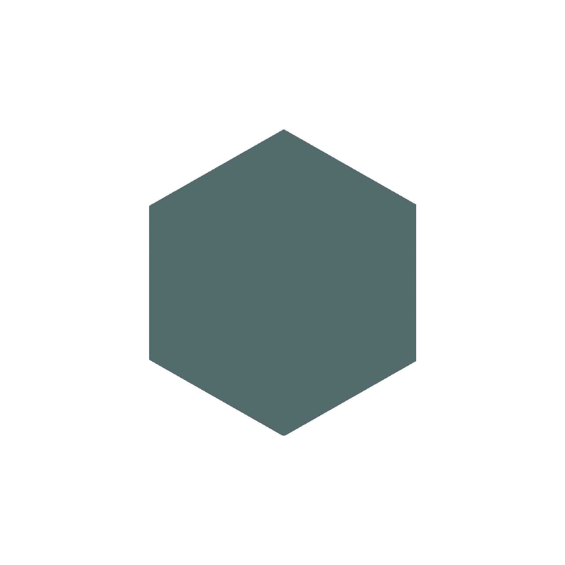 BLOCK HEXAGON VERDE MAT 14X16 GAT.1 (P.99129)