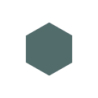BLOCK HEXAGON VERDE MAT 14X16 GAT.1 (P.99129)