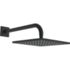 Górna głowica natryskowa, 250x250 mm HANSAVIVA matowa czerń HANSA 0418034033