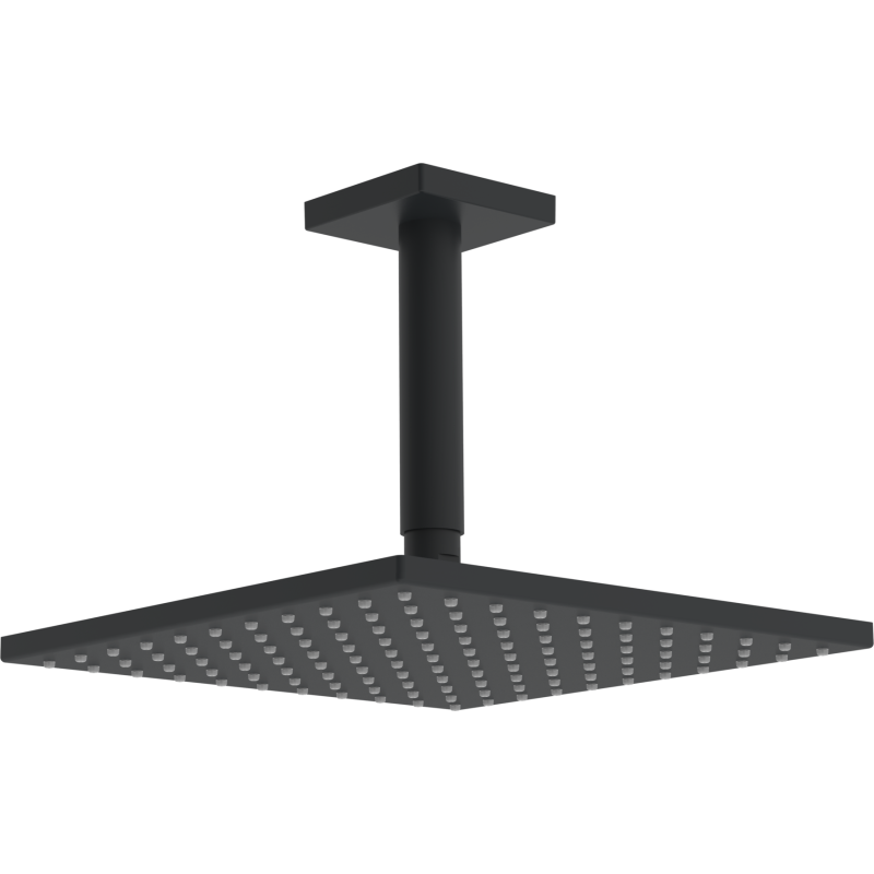 Górna głowica natryskowa, 250x250 mm HANSAVIVA matowa czerń HANSA 0419034033