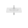 MERIDIAN Umywalka ścienna / meblowa 80x46 cm Fineceramic BIAŁY MAT ROCA A327745620