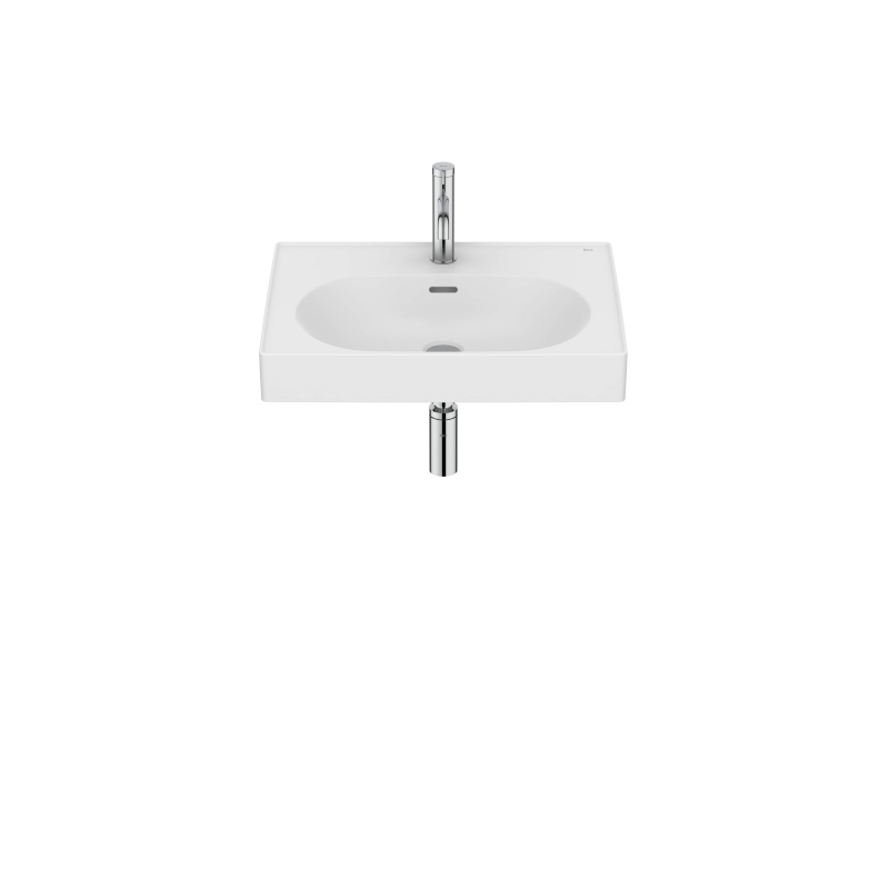 MERIDIAN Umywalka ścienna / meblowa 60x46 cm Fineceramic BIAŁY MAT ROCA A327742620
