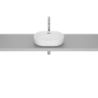 MERIDIAN Umywalka nablatowa owalna 46x36,5 cm Fineceramic BIAŁY MAT ROCA A327748620