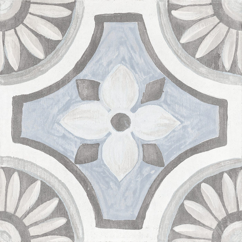 ADOBE MONZA DECOR WHITE MAT 20X20 GAT.1 (P.100325)