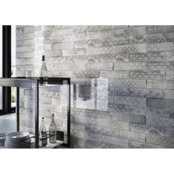 DROP RELIEVE GREIGE BRILLO 7,5X30 GAT.1 (P.101323)