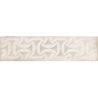 DROP RELIEVE IVORY BRILLO 7,5X30 GAT.1 (P.101327)