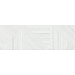 GEOMETRIC WHITE MAT 40X120...