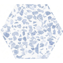 RIAZZA HEXAGON BLUE MAT...