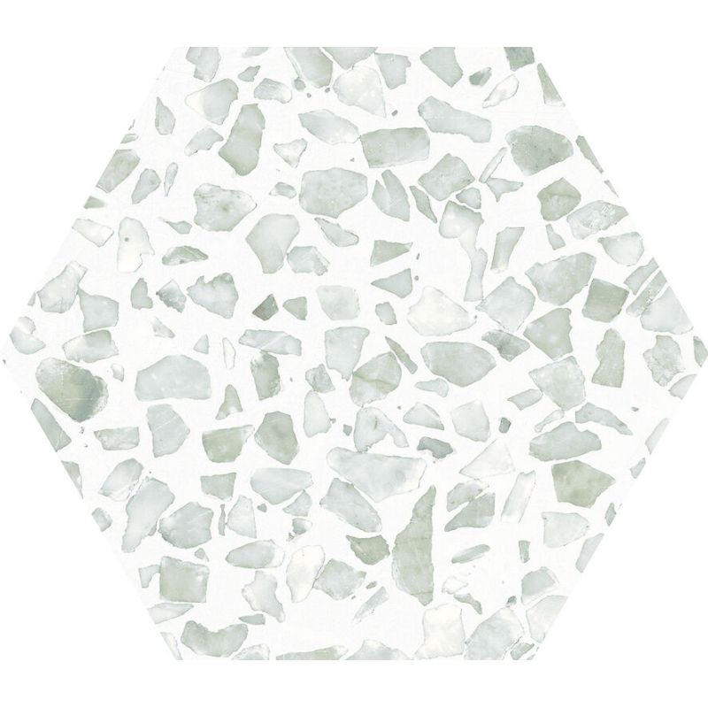 RIAZZA HEXAGON GREEN MAT 23,2X26,7 GAT.1 (P.102959)