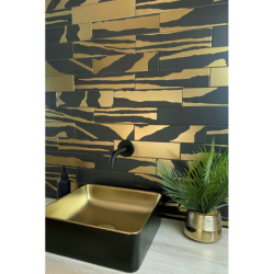 FLAT SAVANNAH BLACK & GOLD SATYNA 7.5X30 GAT.1 (P.103735)