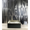 FLAT SAVANNAH BLACK & SILVER SATYNA 7.5X30 GAT.1 (P.103737)
