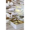 FLAT SAVANNAH WHITE & GOLD SATYNA 7.5X30 GAT.1 (P.103739)