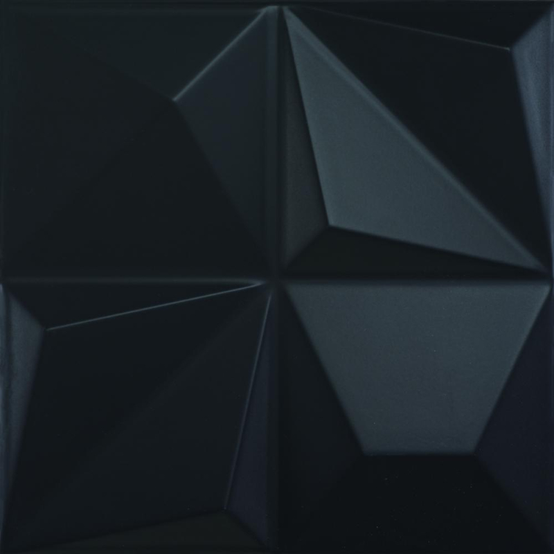 MULTISHAPES BLACK MAT 25X25 GAT.1 (P.104319)