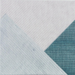 STRIPES MIX DENIM MAT 25X25...