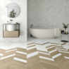 CHEVRON A CALACATTA MAT 9,8X52,2 GAT.1 (P.105017)