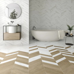 CHEVRON B CALACATTA MAT 9,8X52,2 GAT.1 (P.105025)