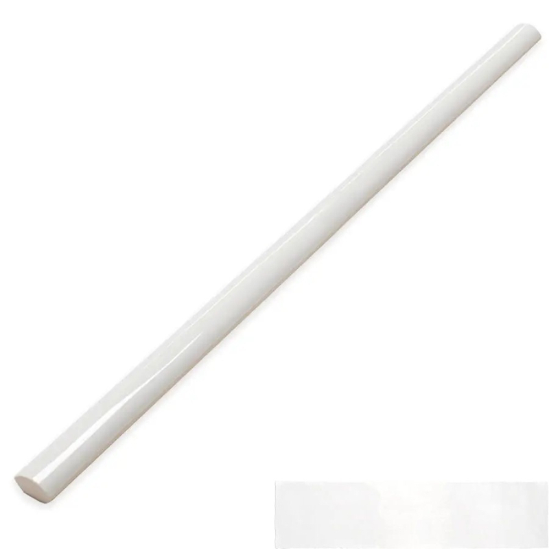 ROUNDED EDGE HANDMADE WHITE GLOSS 1,1X30 GAT.1 (P.105485)