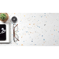 COLOR DROPS OFF WHITE MAT 18,5X18,5 GAT.1 (P.105521)