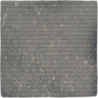 GEA CARVED CHARCOAL MAT 12X12 GAT.1 (P.105831)