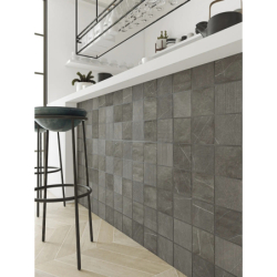 GEA CARVED CHARCOAL MAT 12X12 GAT.1 (P.105831)