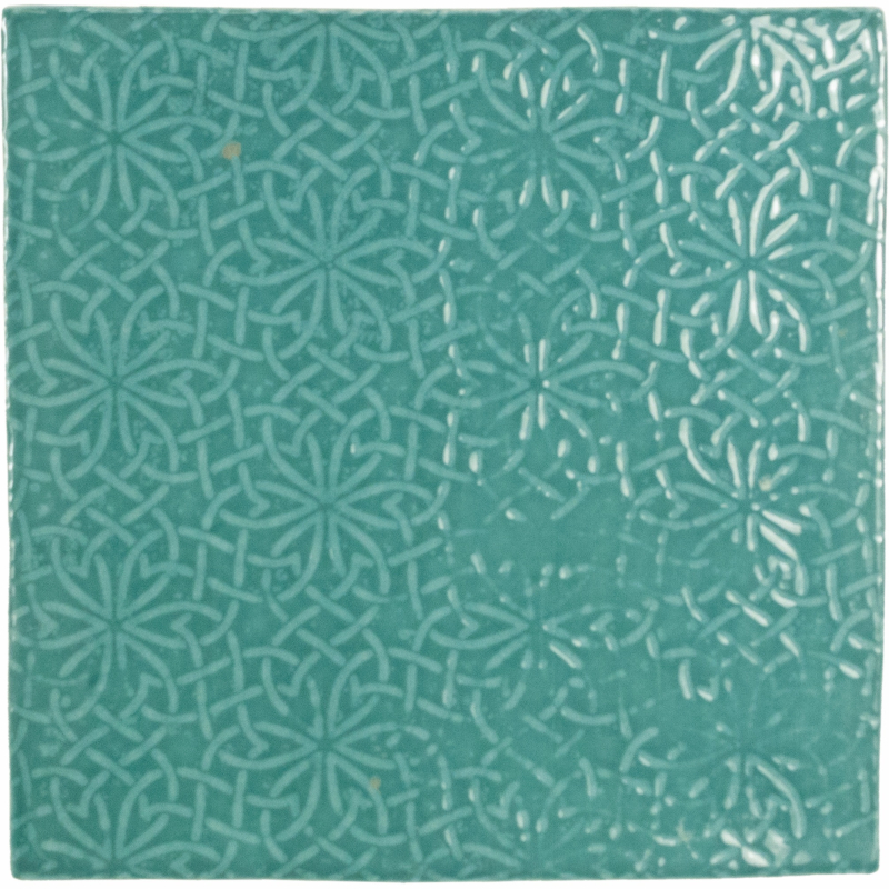 ZELLIGE DECOR TURQUES GLOSS 12,5X12,5 GAT.1 (P.106093)