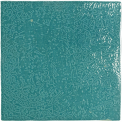 ZELLIGE DECOR TURQUES GLOSS 12,5X12,5 GAT.1 (P.106093)