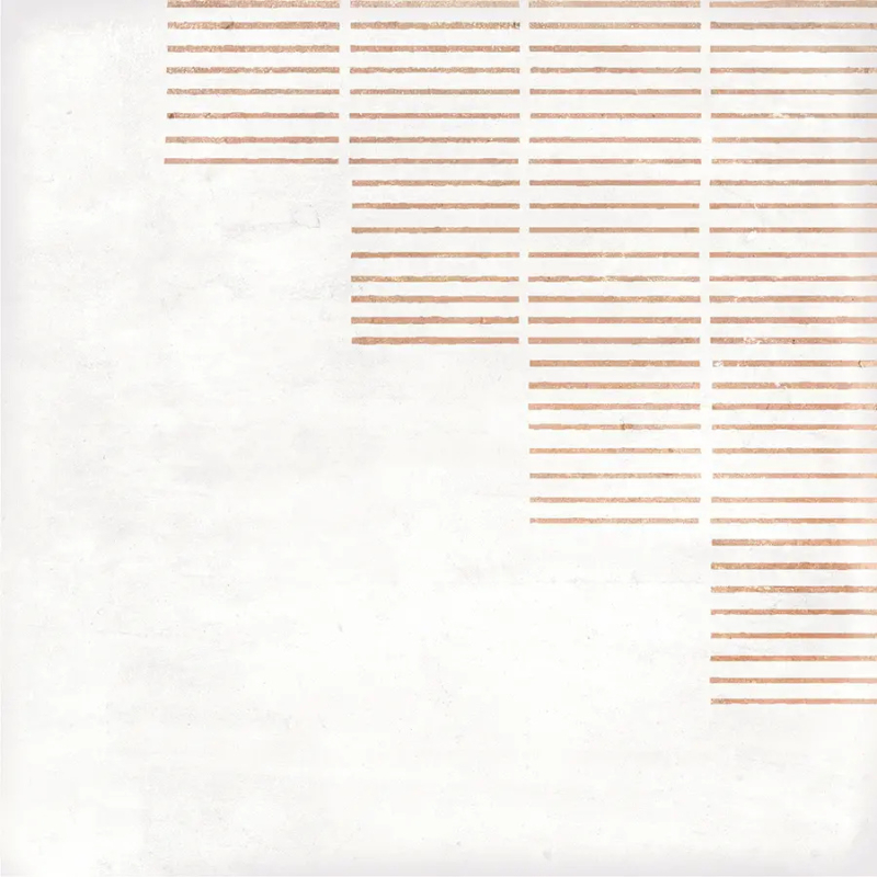 CHATEAU LINES WHITE GLOSS 18,5X18,5 GAT.1 (P.106107)