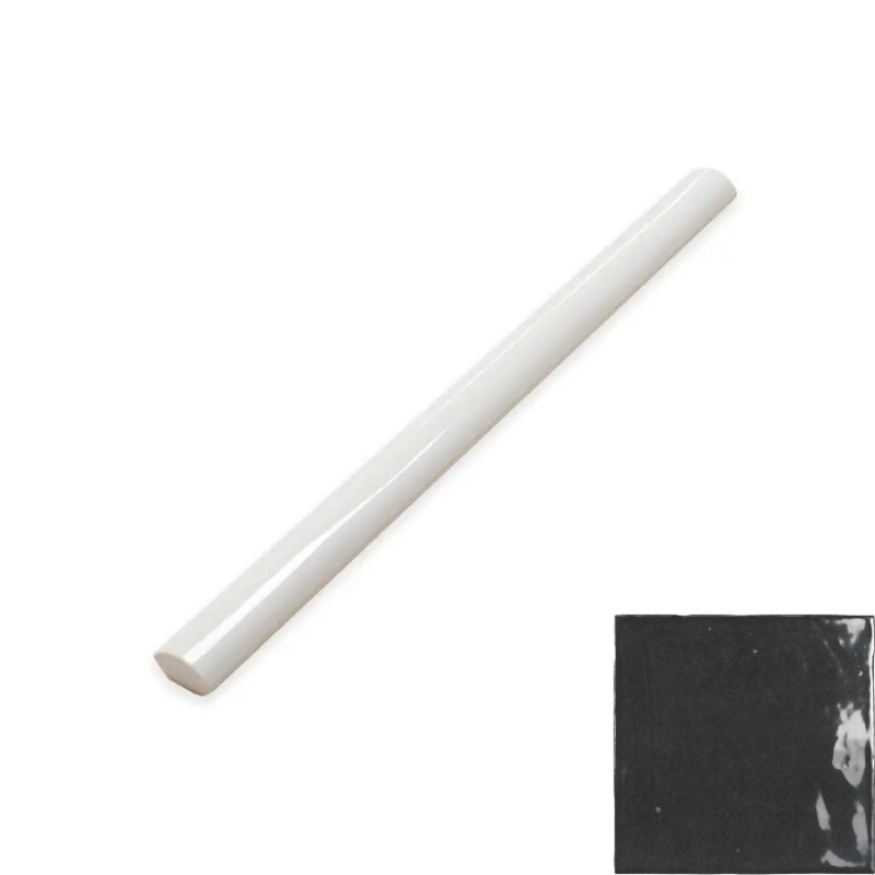 ROUNDED EDGE ZELLIGE GRAPHITE GLOSS 1,1X12,5 GAT.1 (P.106123)