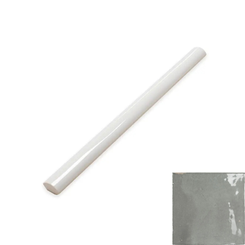 ROUNDED EDGE ZELLIGE GREY GLOSS 1,1X12,5 GAT.1 (P.106125)