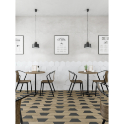HEXA ICE WHITE MAT 21,5X25 GAT.1 (P.107197)