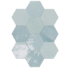 ZELLIGE HEXA AQUA GLOSS 10,8X12,4 GAT.1 (P.107247)
