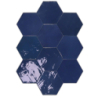 ZELLIGE HEXA COBALT GLOSS 10,8X12,4 GAT.1 (P.107249)