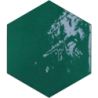 ZELLIGE HEXA EMERALD GLOSS 10,8X12,4 GAT.1 (P.107251)