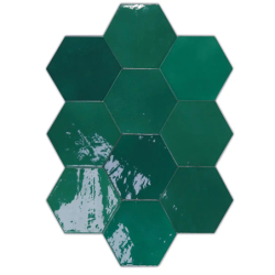 ZELLIGE HEXA EMERALD GLOSS 10,8X12,4 GAT.1 (P.107251)