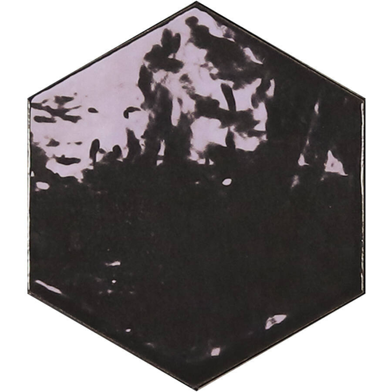 ZELLIGE HEXA GRAPHITE GLOSS 10,8X12,4 GAT.1 (P.107253)