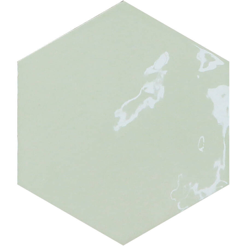 ZELLIGE HEXA MINT GLOSS 10,8X12,4 GAT.1 (P.107257)