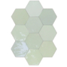 ZELLIGE HEXA MINT GLOSS 10,8X12,4 GAT.1 (P.107257)
