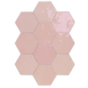 ZELLIGE HEXA PINK GLOSS 10,8X12,4 GAT.1 (P.107261)