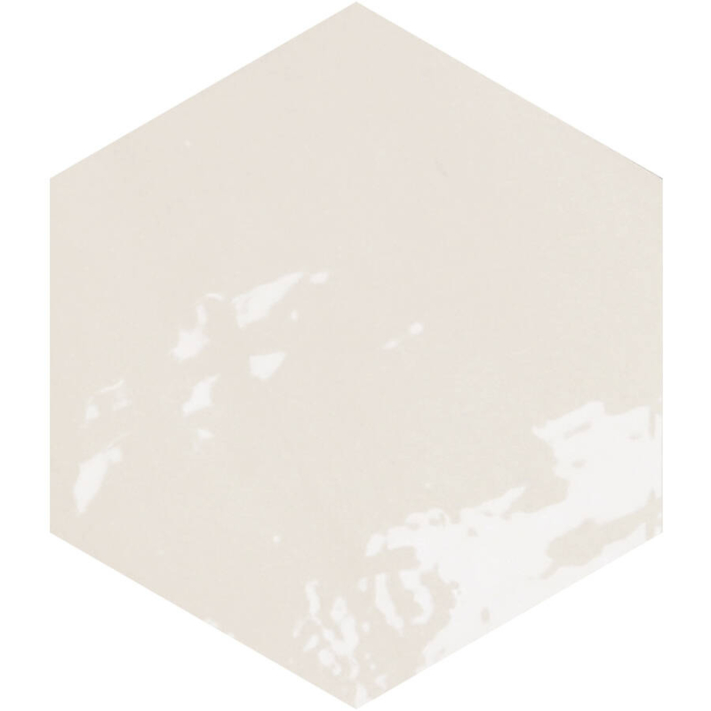 ZELLIGE HEXA WHITE GLOSS 10,8X12,4 GAT.1 (P.107263)