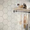 ZELLIGE HEXA WHITE GLOSS 10,8X12,4 GAT.1 (P.107263)