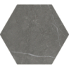 LOVE AFFAIRS PETRA HEXAGON CHARCOAL MAT 20X23 GAT.1 (P.107311)