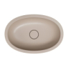 Umywalka podblatowa 54 x 34 cm, Shell m+ Dune beige mat OMNIRES SHELL540UPDB