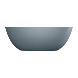 Wanna wolnostojąca z przelewem, 160 x 75 cm, Shell m+ Ash grey mat OMNIRES SHELLWWZPAG