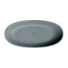Wanna wolnostojąca z przelewem, 160 x 75 cm, Shell m+ Ash grey mat OMNIRES SHELLWWZPAG