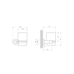 Kubek, Modern project Nikiel szczotkowany OMNIRES MP60320NI