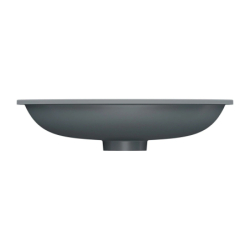 Umywalka podblatowa 54 x 34 cm, Shell m+ Ash grey mat OMNIRES SHELL540UPAG