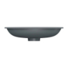Umywalka podblatowa 54 x 34 cm, Shell m+ Ash grey mat OMNIRES SHELL540UPAG
